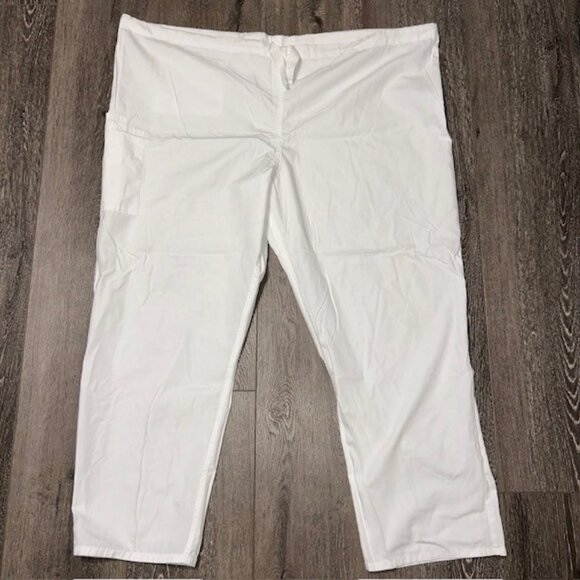 Cherokee Workwear Originals Straight Leg Drawstring Scrub Pant 3XL 4100 - Picture 1 of 4
